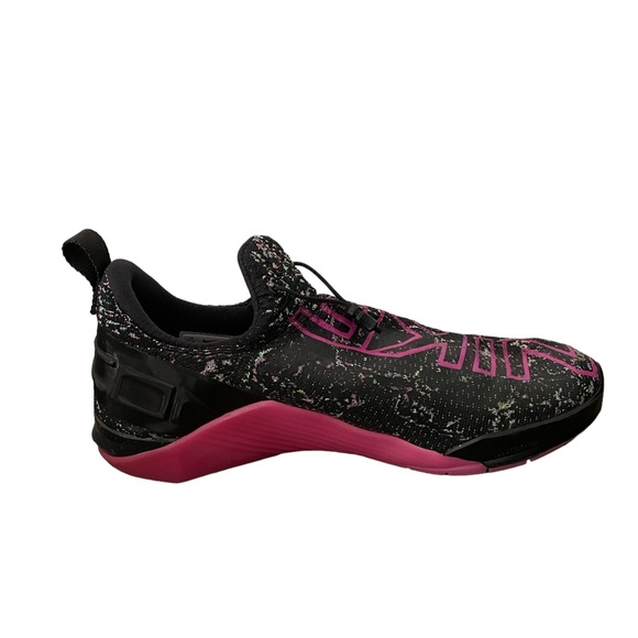 Nike React Metcon AMP Black Fire Pink Size 11.5 - Picture 7 of 7